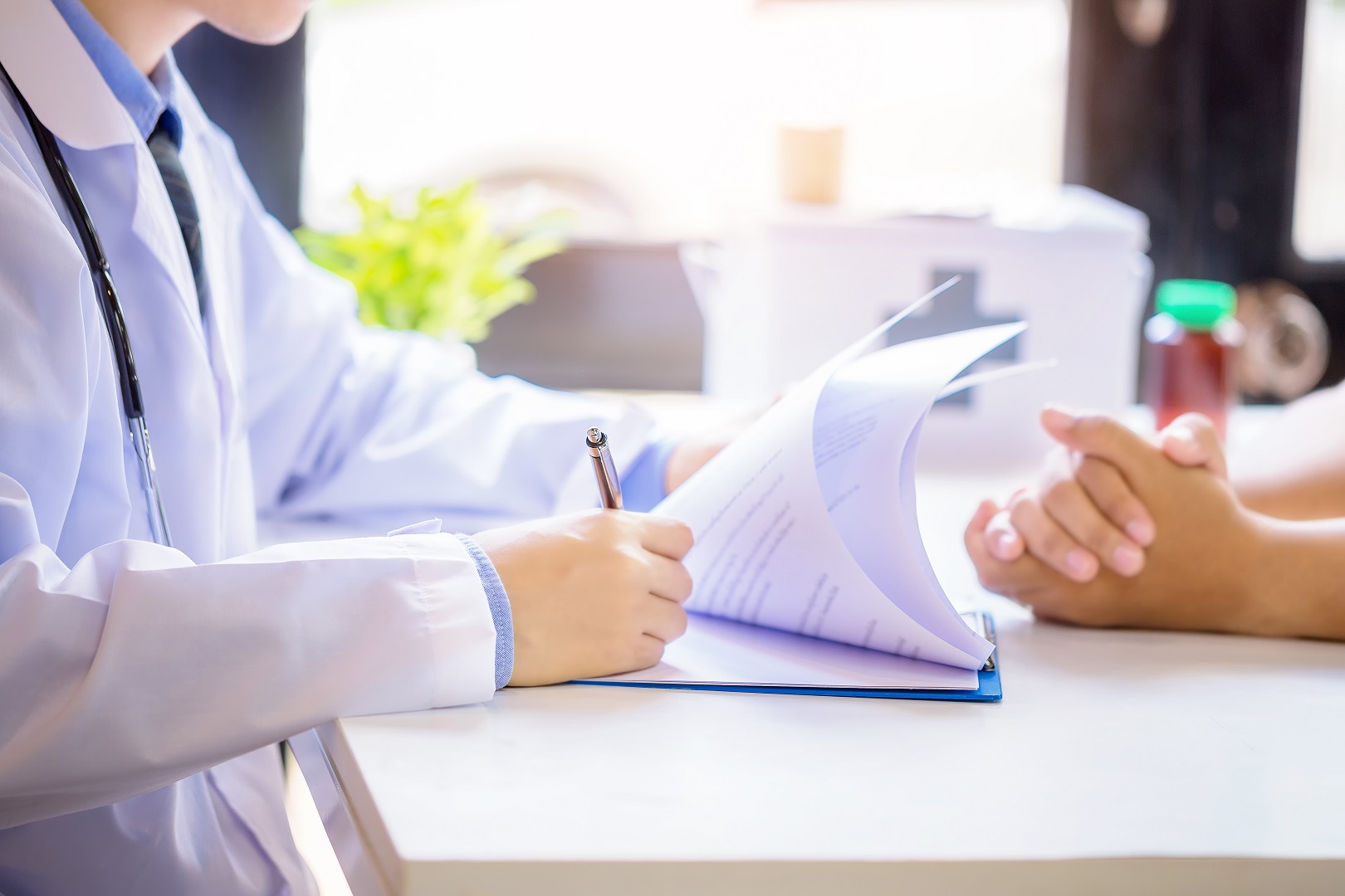 Consulting a doctor