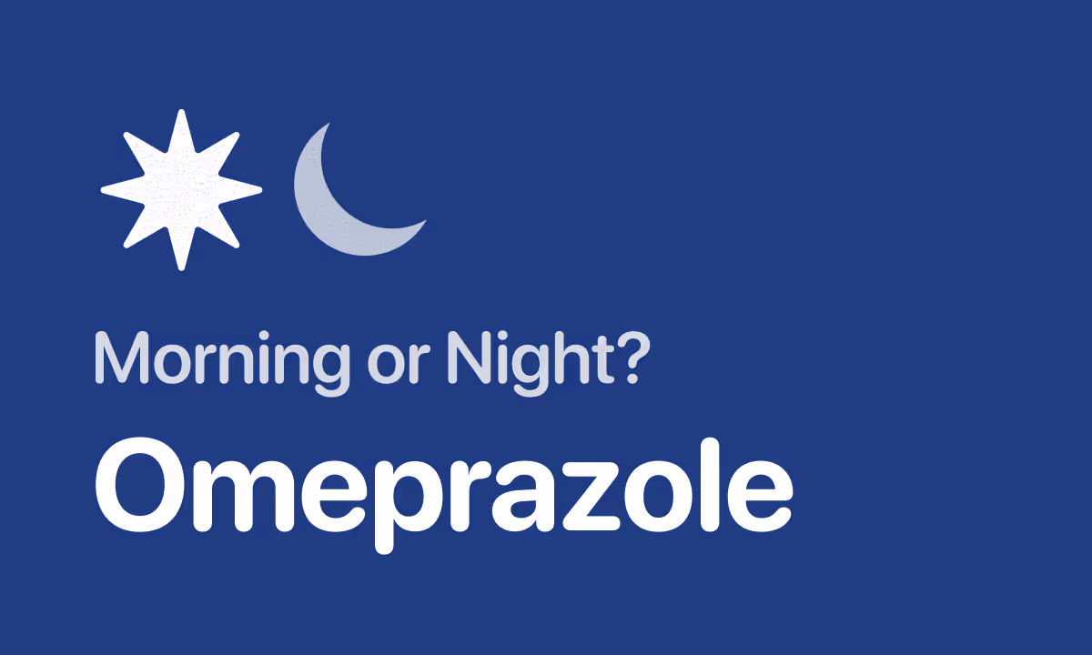 Omeprazole at Night or Morning? The 30-Minute Empty-Stomach Rule
