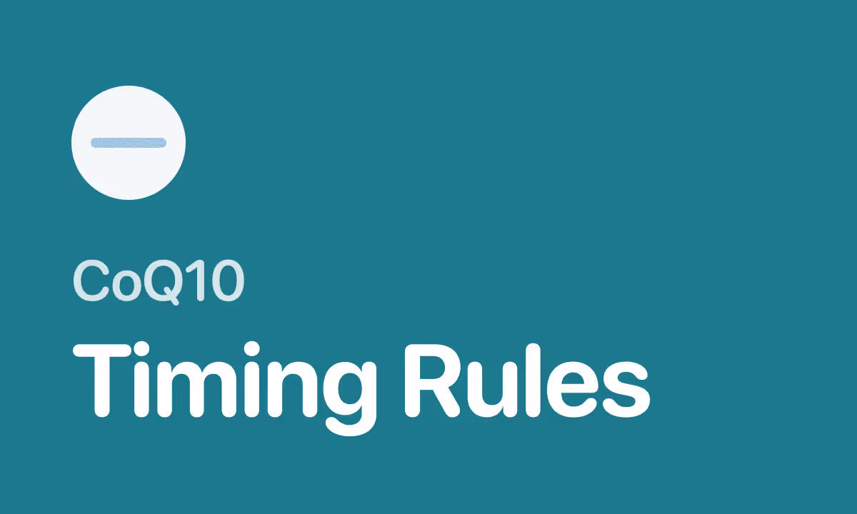 Best Time to Take CoQ10: The Statin User's Timing Question