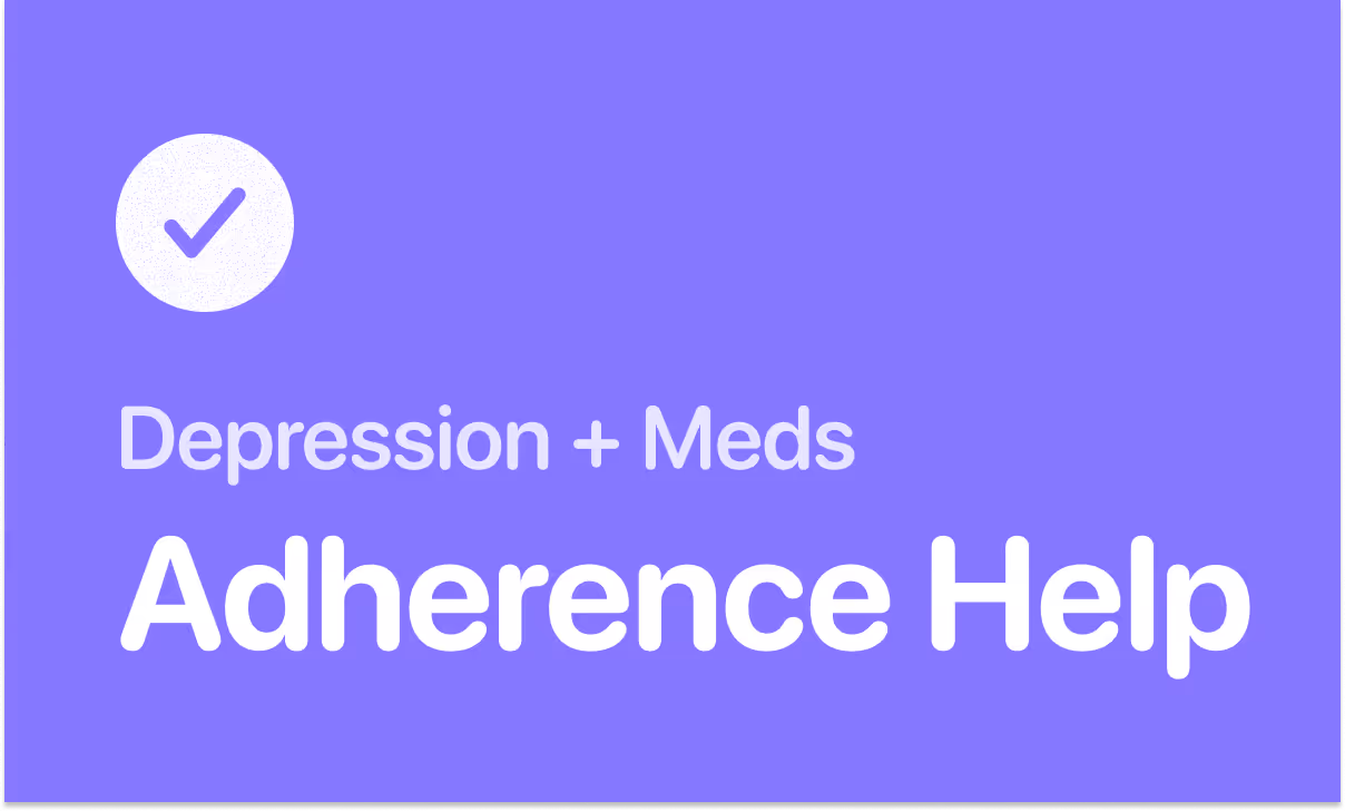 Depression and medication adherence