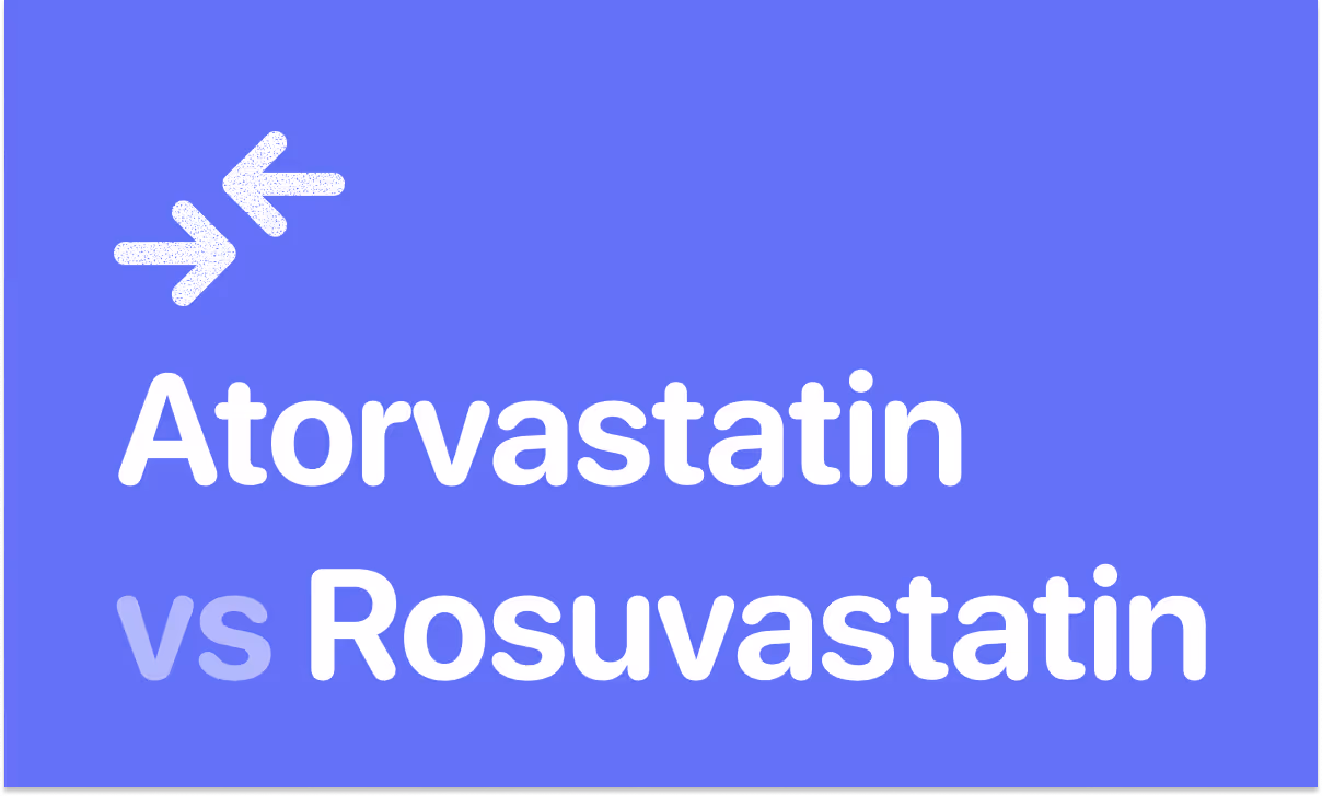 Comparing atorvastatin and rosuvastatin