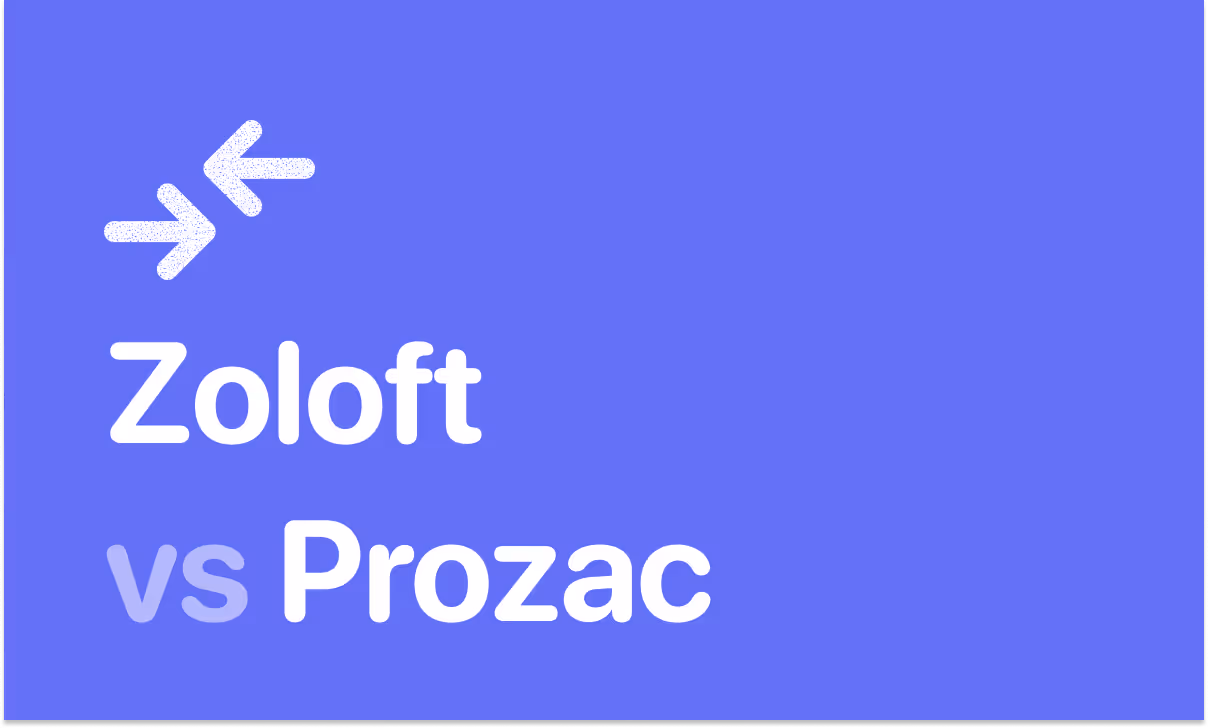 Comparing Zoloft and Prozac