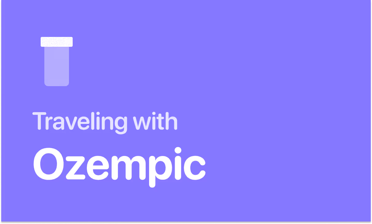Traveling through TSA security with Ozempic