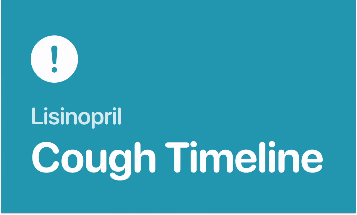 Lisinopril cough and how long it lasts