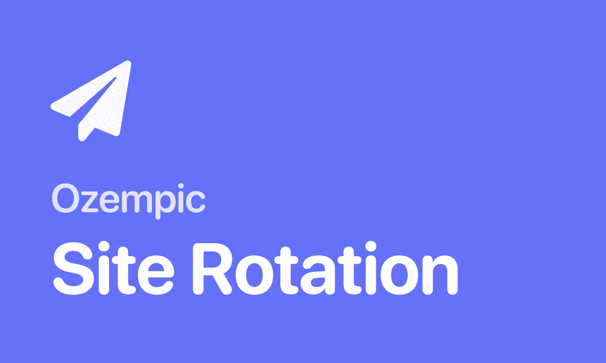 Ozempic injection site rotation
