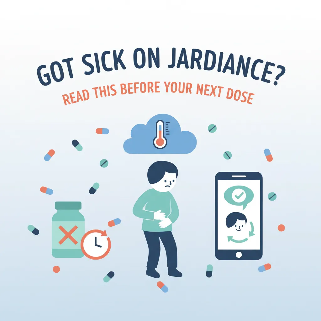Sick day rules for Jardiance
