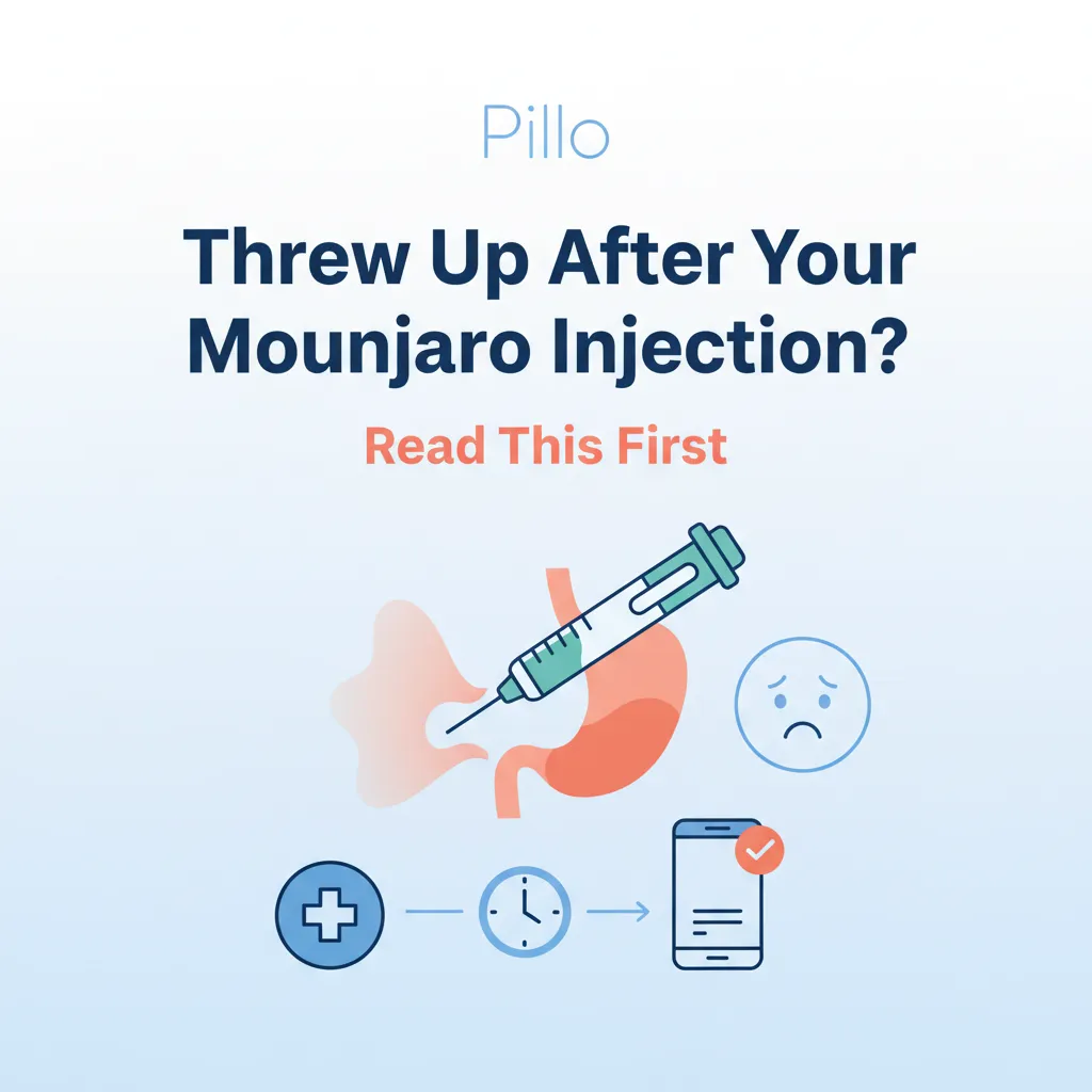 Vomited after Mounjaro injection