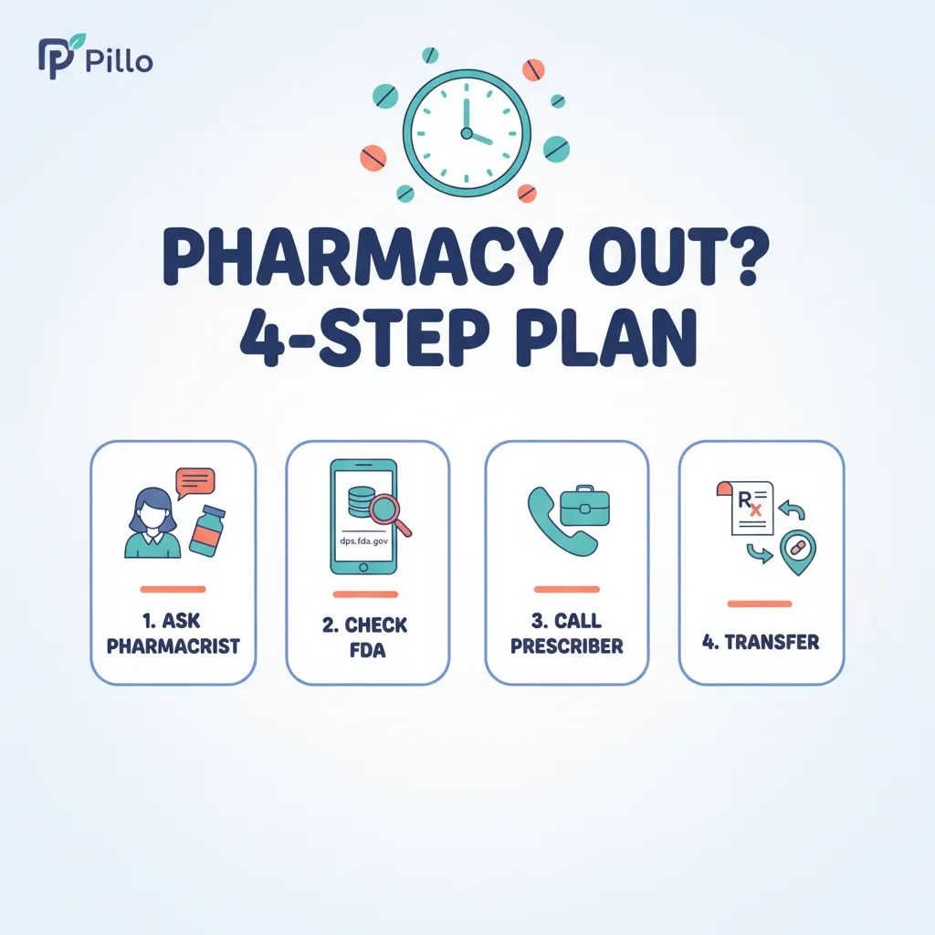 What to Do When the Pharmacy Is Out of Your Medication