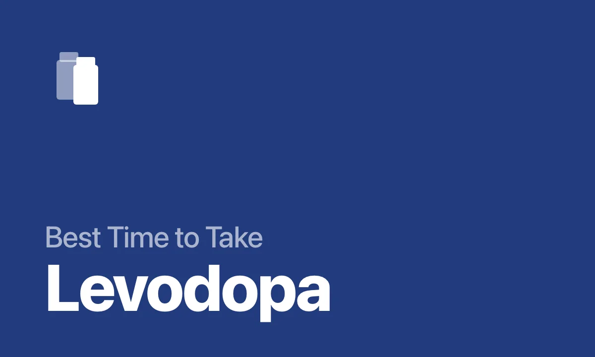 Best Time to Take Levodopa