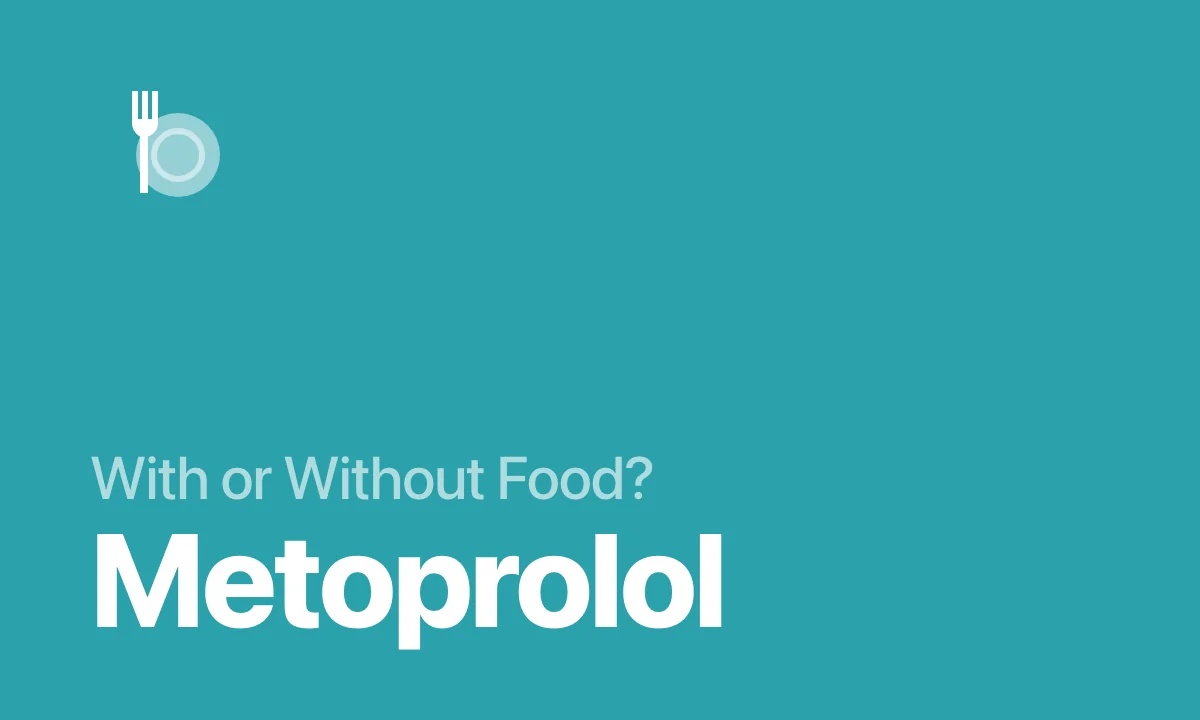 With or Without Food? Metoprolol