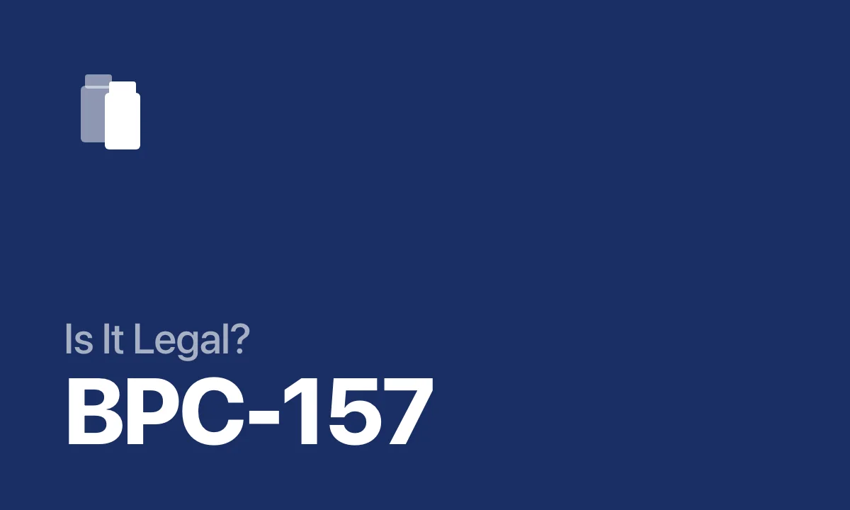 Is It Legal? BPC-157
